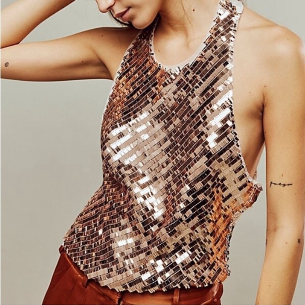 Intimately Free People Disco Fever Cami Women’s Size Medium
